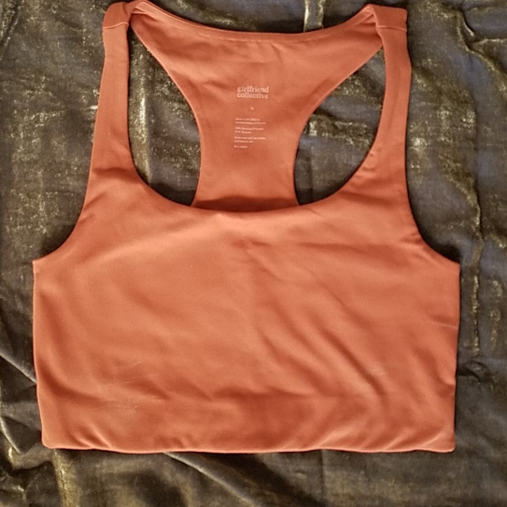 Girlfriend Collective Paloma bra Toasted Apricot